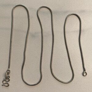 18.5" snake chain sterling silver 925